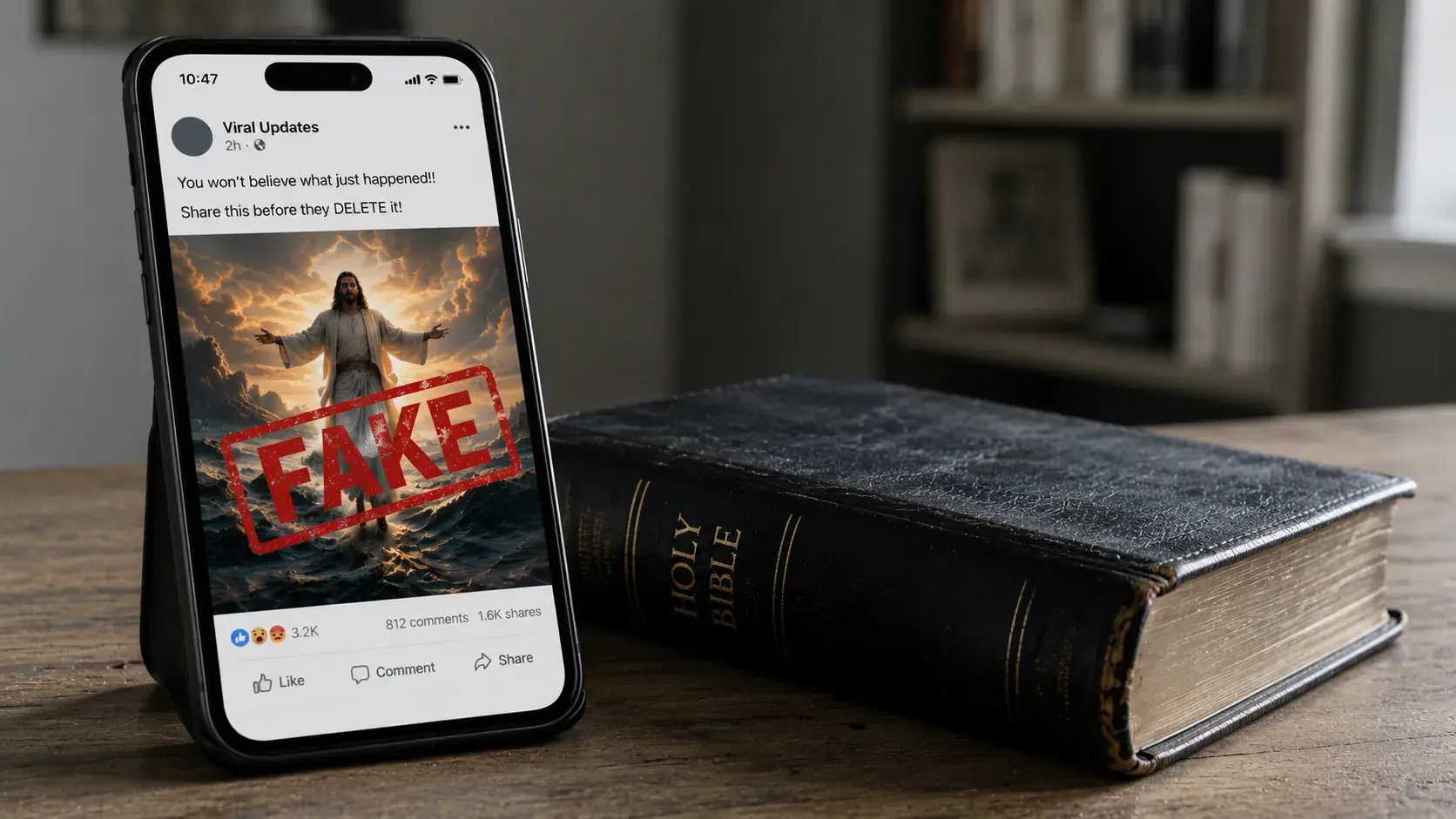 Christian Discernment in the Age of AI Slop: Why Reposting Fake News Hurts Our Witness